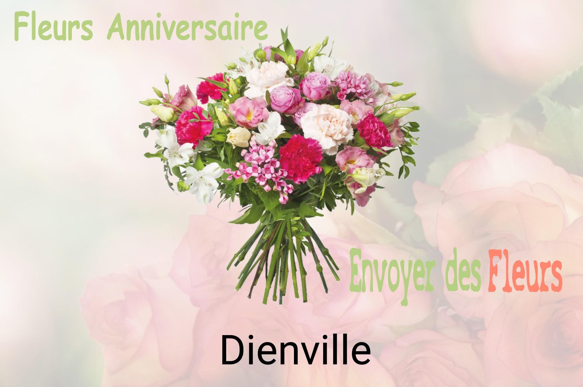 Bouquet de fleurs d’anniversaire livré à Dienville